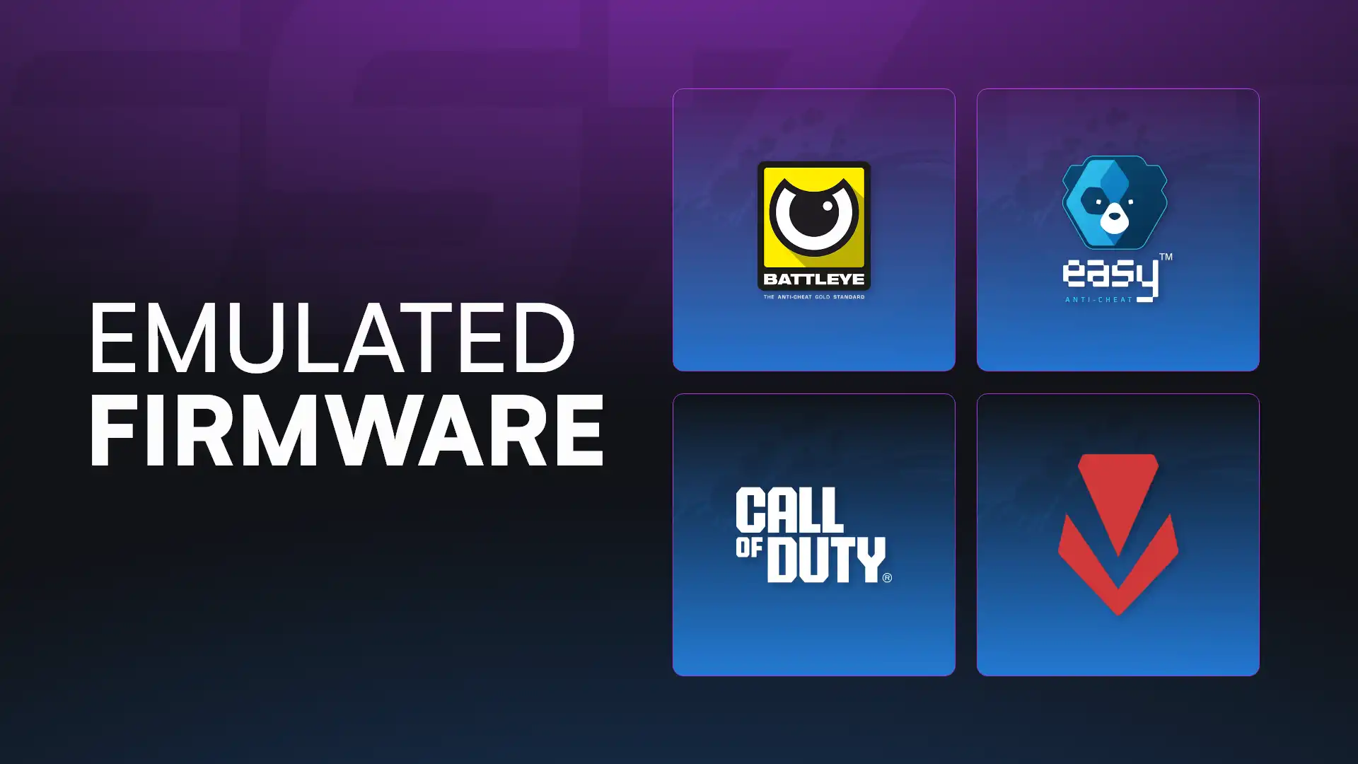1:1 Emulated FW - Valorant/BE/EAC/ACE